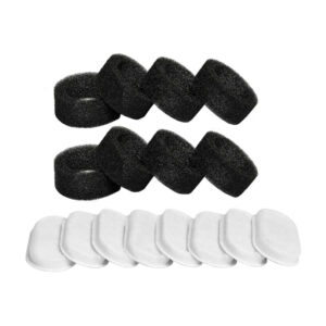 Rojeco RYSJPJBXG-LX8 – Set 8 filtre de schimb pentru fântână smart inox animale de companie, carbon activ și burete