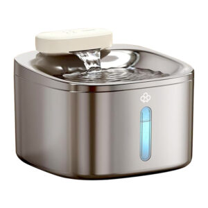 Oneisall PW04 – Fântână inteligentă pentru animale de companie, 3,5L, oțel inoxidabil, baterie 5000mAh, silențioasă 30dB