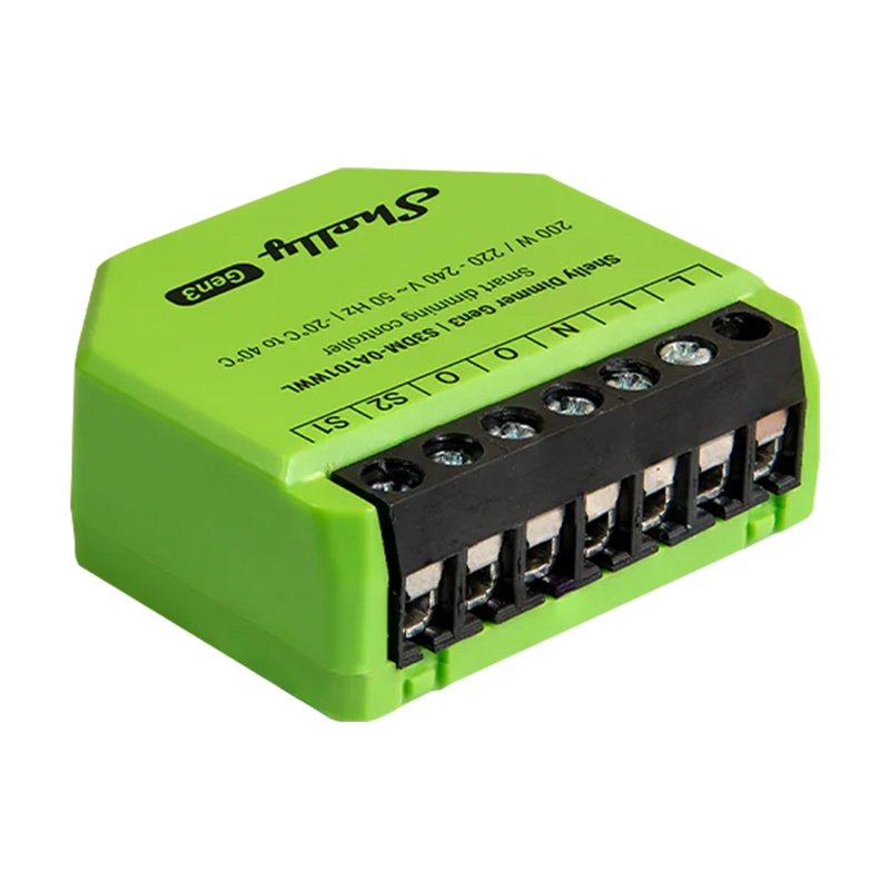 Shelly Dimmer Gen3 – Releu inteligent WiFi pentru iluminat, 230V, 1 canal, cu reglare intensitate