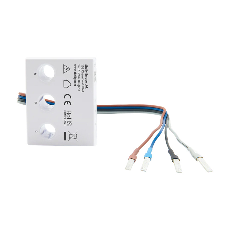 Shelly 3EM-63W Gen3 – Contor inteligent de energie trifazat WiFi, 63A, 1/3 canale, model cu fir
