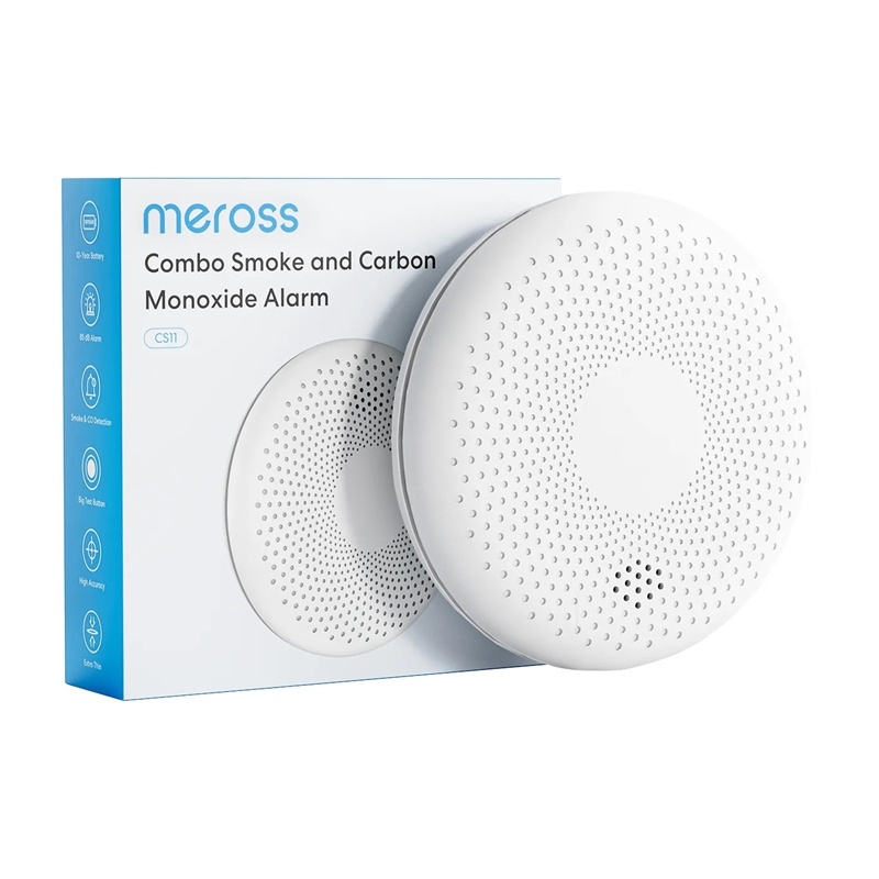 Detector de fum și monoxid de carbon Meross CS11-EU
