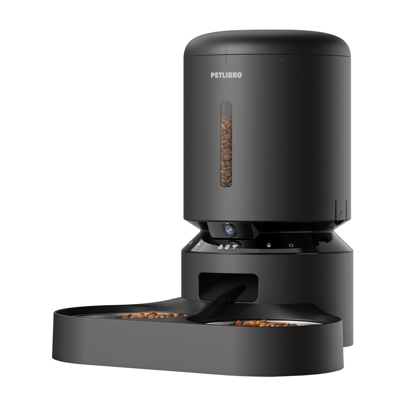 Petlibro Granary dozator de kama cu cameră și bol dublu, 5L (negru)