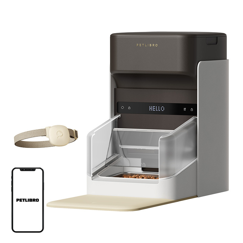 Petlibro Distribuitor de hrană inteligent RFID cu guler, 3L