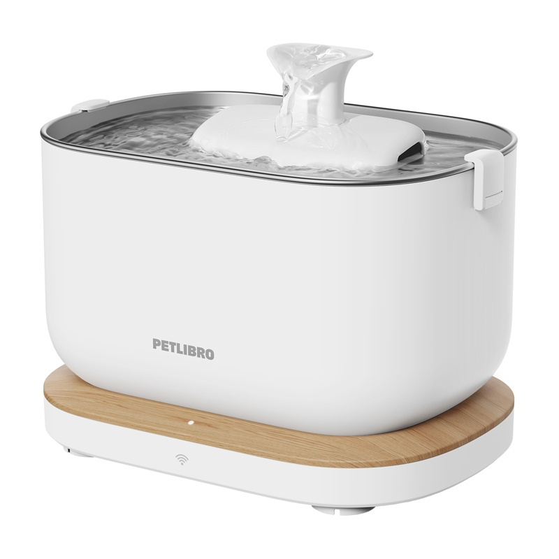 Fântână de apă smart PETLIBRO Dockstream cu WiFi și aplicație, 2,5 L, monitorizarea consumului de apă, pompă fără fir