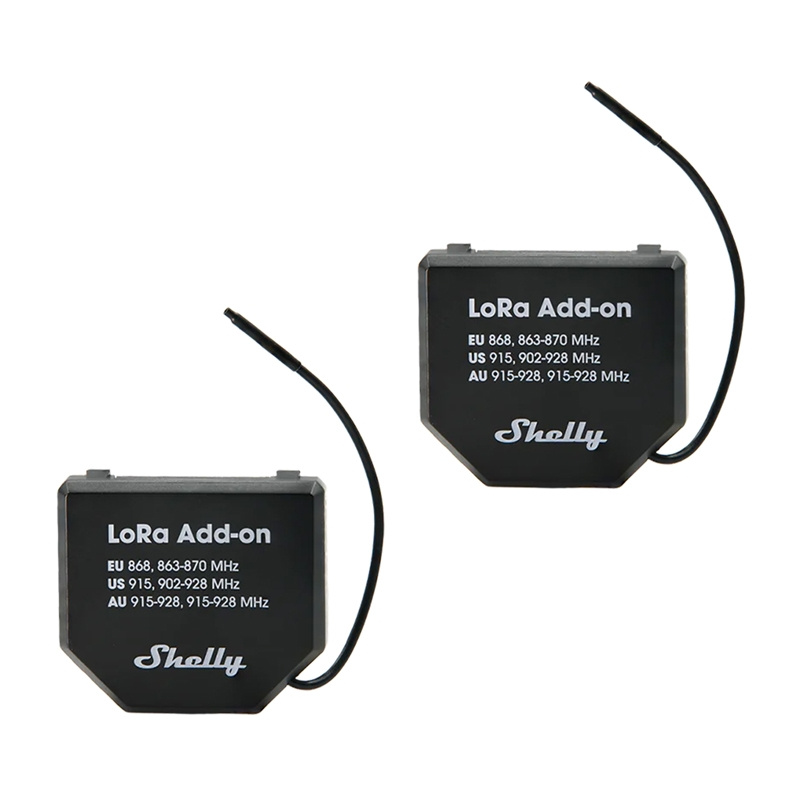 Shelly LoRa Add-on EU868 – Set 2 module de comunicație pentru relee Shelly Gen3/Gen4