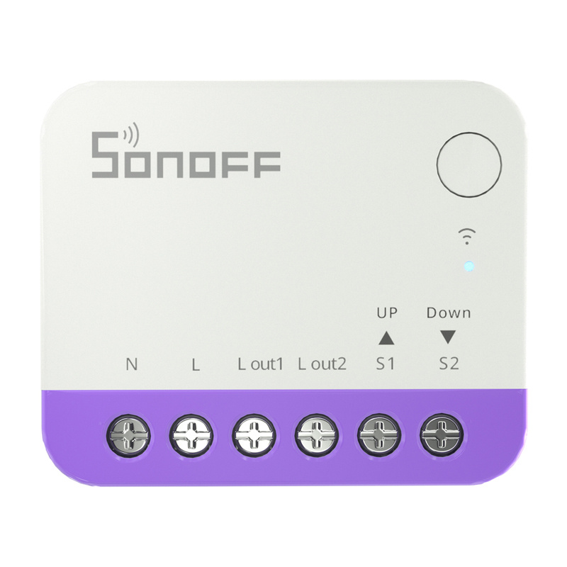 Sonoff MINI‑RBS – Modul Wi‑Fi Matter pentru rulouri și jaluzele, reglaj procentual, programări, calibrare automată