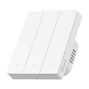 Sonoff ZBM5 3C – Întrerupător inteligent tactil Zigbee, 3 Canale, 80W