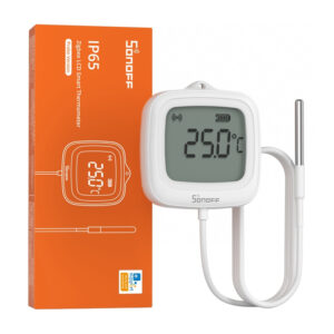 Sonoff SNZB-02LD – Senzor temperatură Zigbee 3.0 cu sondă 1,5 m, afişaj LCD, IP65