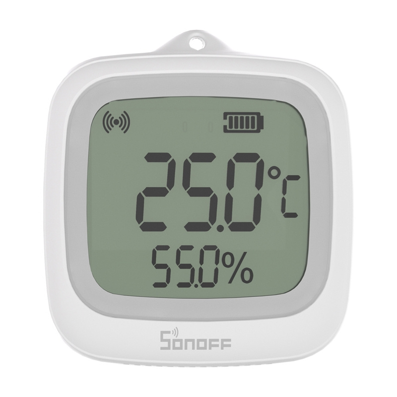 Sonoff SNZB-02WD – Senzor temperatură & umiditate Zigbee 3.0 cu ecran LCD, IP65