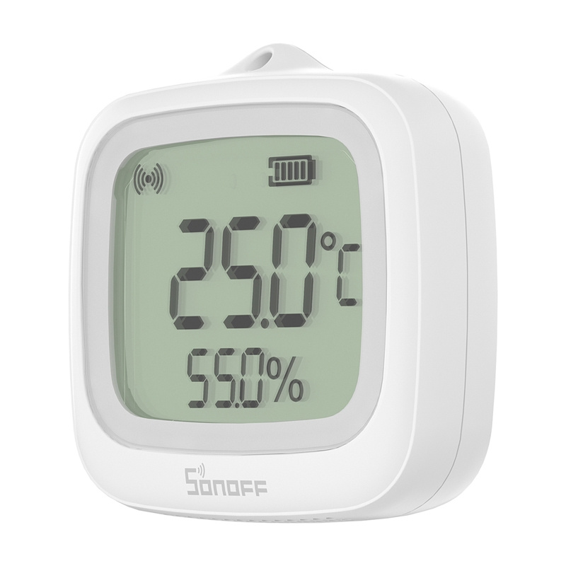 Sonoff SNZB-02WD – Senzor temperatură & umiditate Zigbee 3.0 cu ecran LCD, IP65