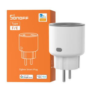Sonoff S60ZBTPF – Priză inteligentă Zigbee 3.0, 16A / 4000W, standard UE (Type E/F)