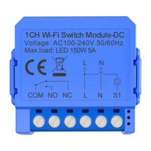 Modul de comutare WiFi cu 1 canal cu contact fără tensiune Avatto WSM16-DC32V-1