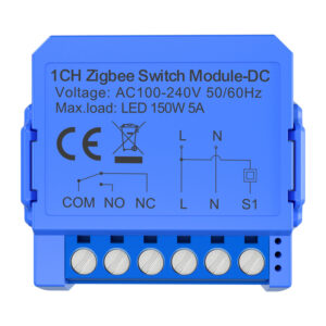 Modul de comutare ZigBee cu 1 canal cu contact fără tensiune Avatto ZWSM16-DC32V-1