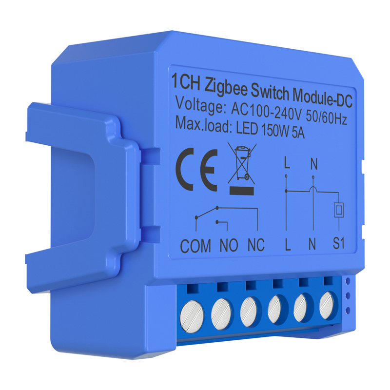 Avatto ZWSM16-DC-1 modul inteligent de comutare ZigBee cu 1 canal cu contact DC fără tensiune