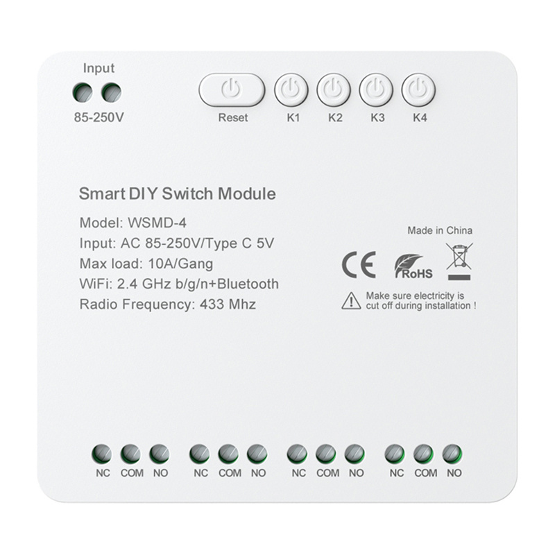 DIY Avatto WSMD-4 250V modul comutator inteligent