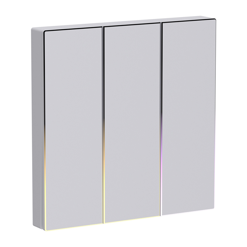Touch ZigBee Light Switch Avatto TS60-EU-W3 Triple TUYA (alb).