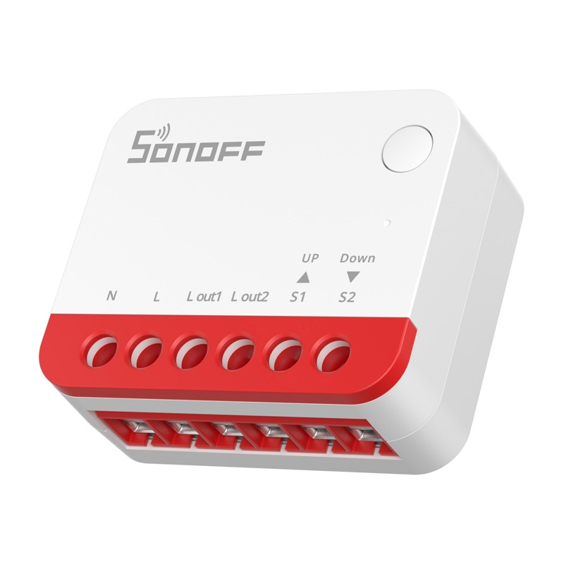 Sonoff MINI‑ZBRBS – Modul inteligent Zigbee pentru rulouri/jaluzele, 100‑240V, control 0‑100%