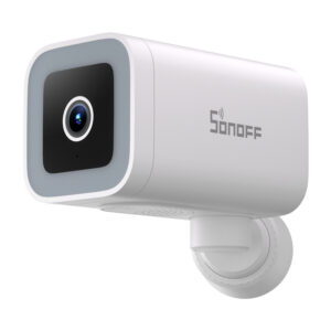 Sonoff CAM‑B1P – Cameră smart WiFi exterior 2K, unghi larg 180 grade, detectare persoane
