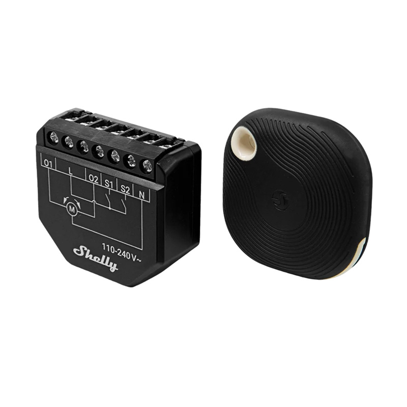 Shutter WiFi Shelly + buton BLU dur 1 controler jaluzele / perdele