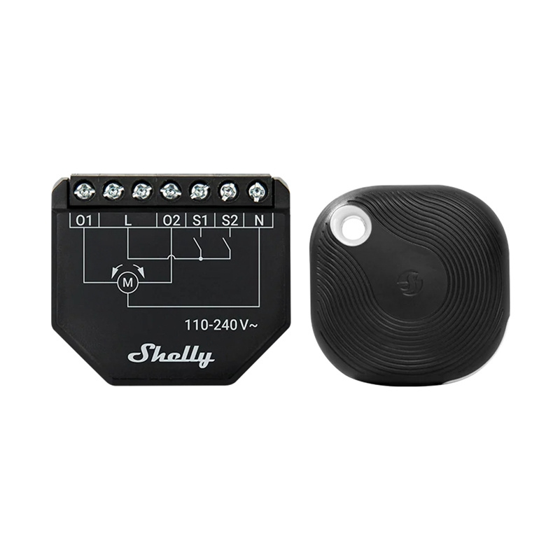 Shutter WiFi Shelly + buton BLU dur 1 controler jaluzele / perdele