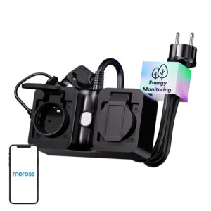 Meross MOP320MA-EU Bandă de alimentare inteligentă WiFi, exterior, IP44 (Matter)