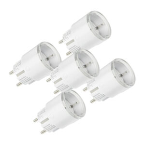 Set de 5 prize inteligente Shelly Plug S MTR Gen3 12A (alb)