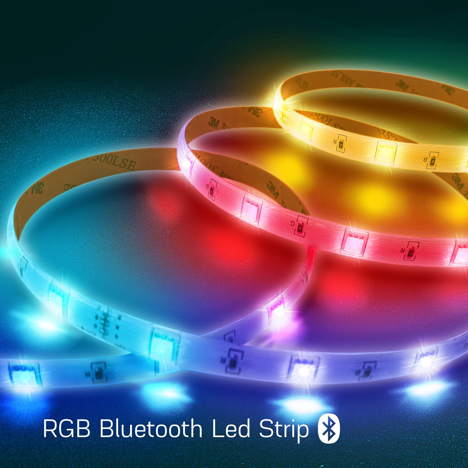 Banda LED Nous RGB F6, 5m, Bluetooth, control aplicatie