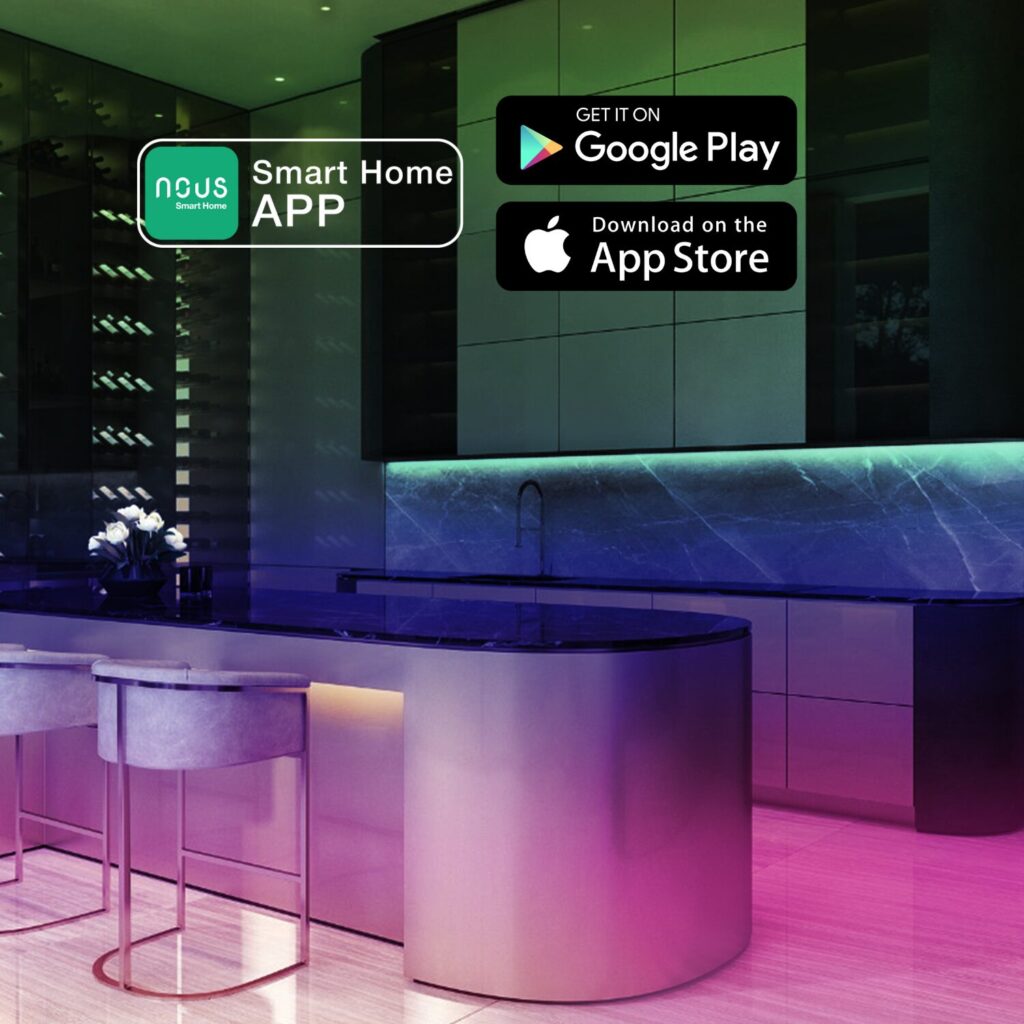 Banda LED Nous RGB F6, 5m, Bluetooth, control aplicatie
