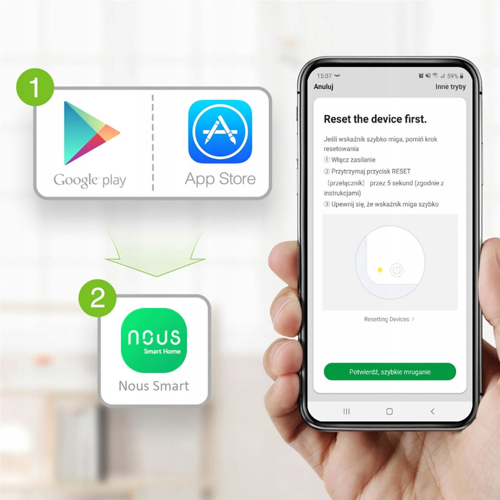 Prelungitor Smart Nous A5, Wifi, 15W. 3.1A