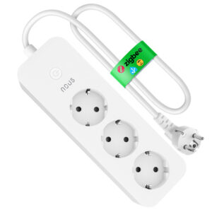 Prelungitor Smart Nous A11Z, ZigBee 3.0, monitorizare consum, compatibil Alexa Google Assistant