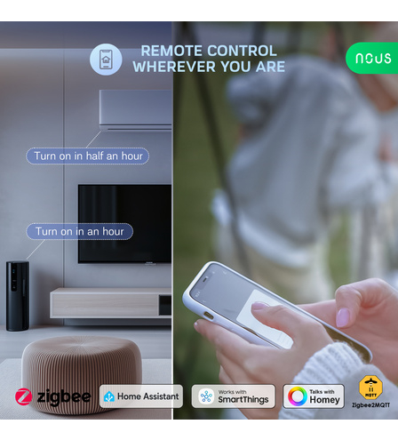 Set 2 prize inteligenta wifi Nous A7Z,16A - ZigBee 3.0, Monitorizare Consum, Compatibila Alexa Google
