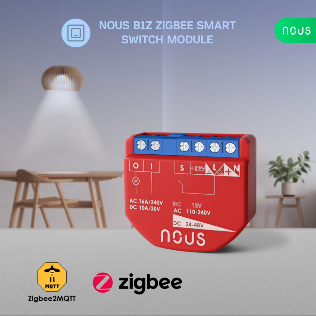 Releu inteligent Nous B1Z, 16A, ZigBee, 1 canal