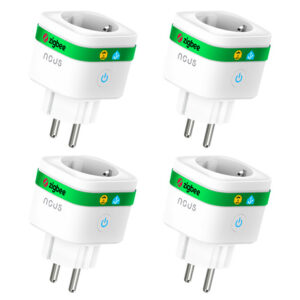 Set 4 prize inteligenta wifi Nous A7Z,16A - ZigBee 3.0, Monitorizare Consum, Compatibila Alexa Google