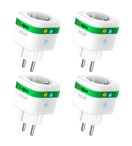 Set 4 prize inteligenta wifi Nous A7Z,16A - ZigBee 3.0, Monitorizare Consum, Compatibila Alexa Google