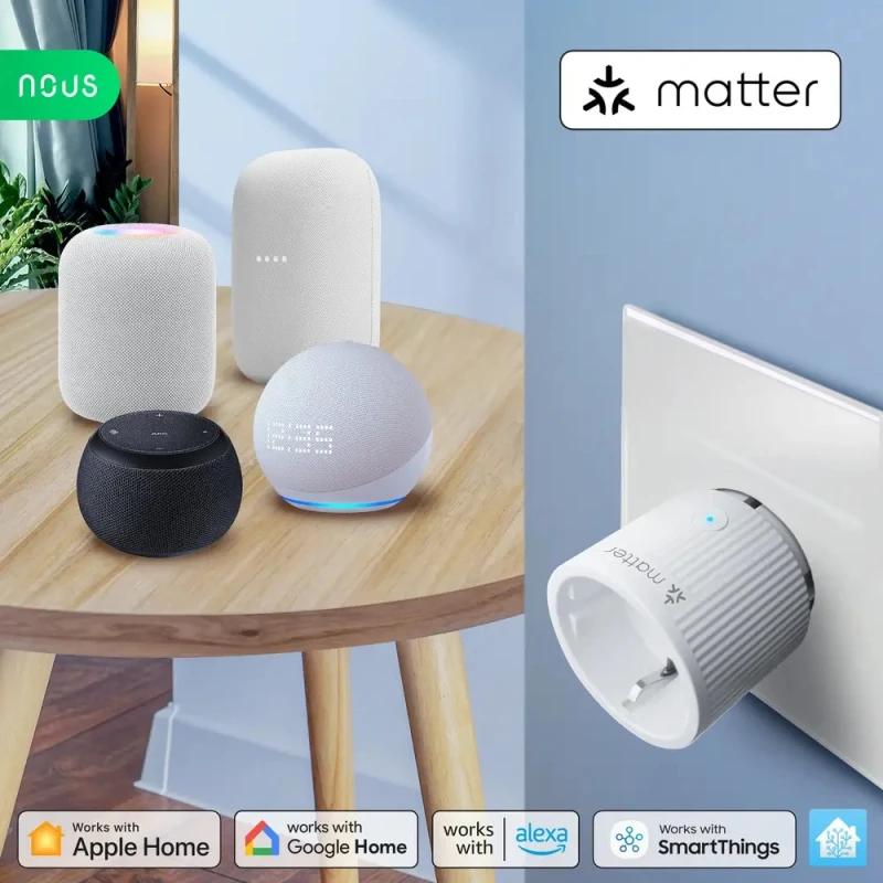 Set 4 prize Inteligente WiFi NOUS A8M, 16A - Matter