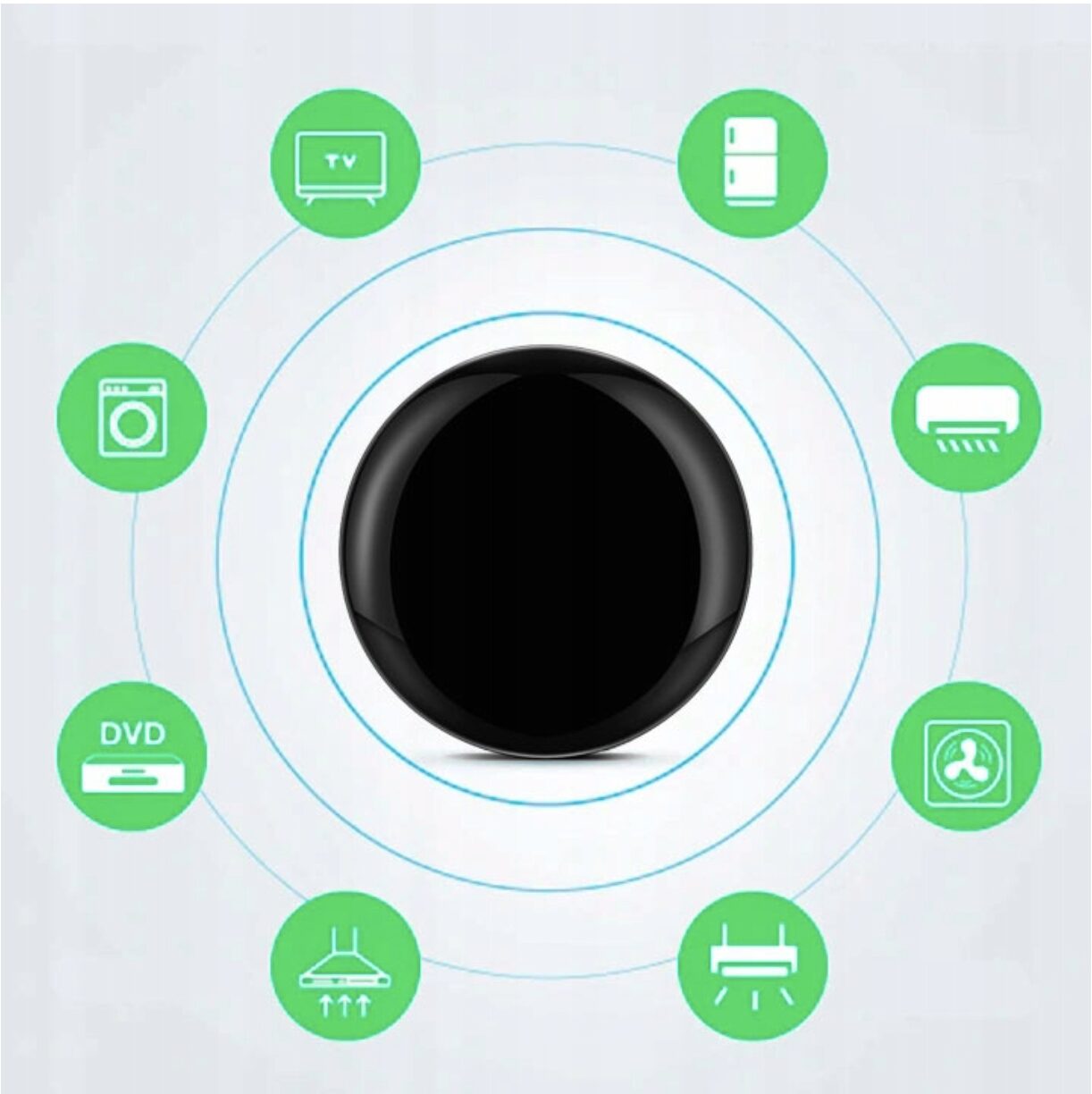 Telecomanda universala Nous L5 HUB Wi-Fi IR WiFi, control dispozitive cu infrarosu, pentru aer conditionat, televizor, sistem audio, Tuya Smart, Alexa si Google Assistant