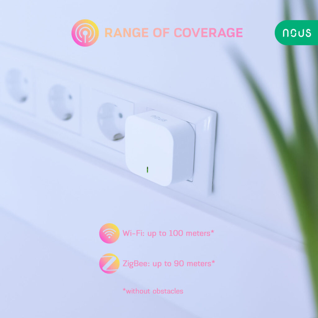 Hub inteligent de tip Gateway Nous E1, WiFi, ZigBee