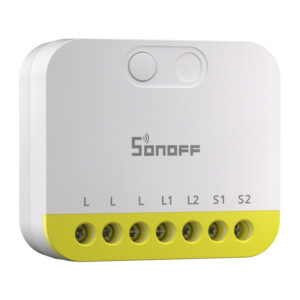 Sonoff MINI-ZB2GS-L – Modul Smart 2 Circuite Iluminat, Montaj în Doză, Fără Neutru, ZigBee