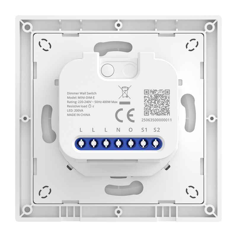Sonoff MINI DIM-E - Dimmer Smart WiFi Matter de Perete cu Butoane