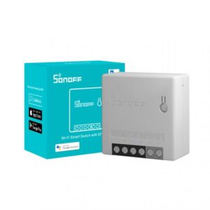 Sonoff MINI R2 – Releu Wi-Fi, 10 A, 1 Canal, control smart eWeLink,Alexa,Google