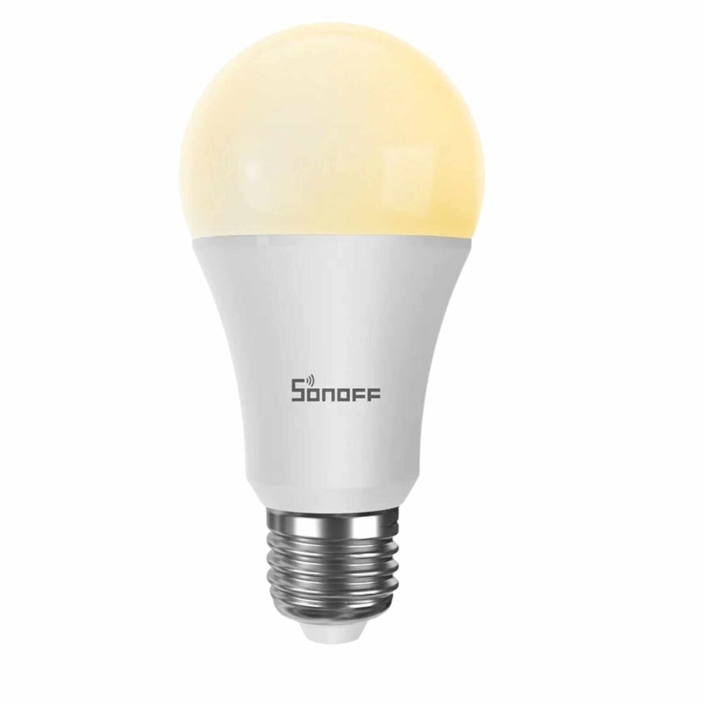 Bec Inteligent WiFi LED Sonoff B02-BL-A60, 9W, 806 Lm, E27, Dimabil, 2700K-6500K