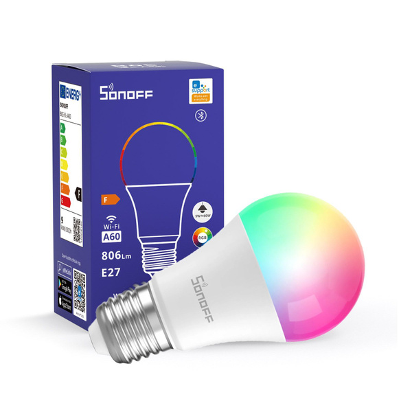 Sonoff B05-B-A60 - Bec SMART LED RGB , putere 9W, E27, 806LM, WIFI