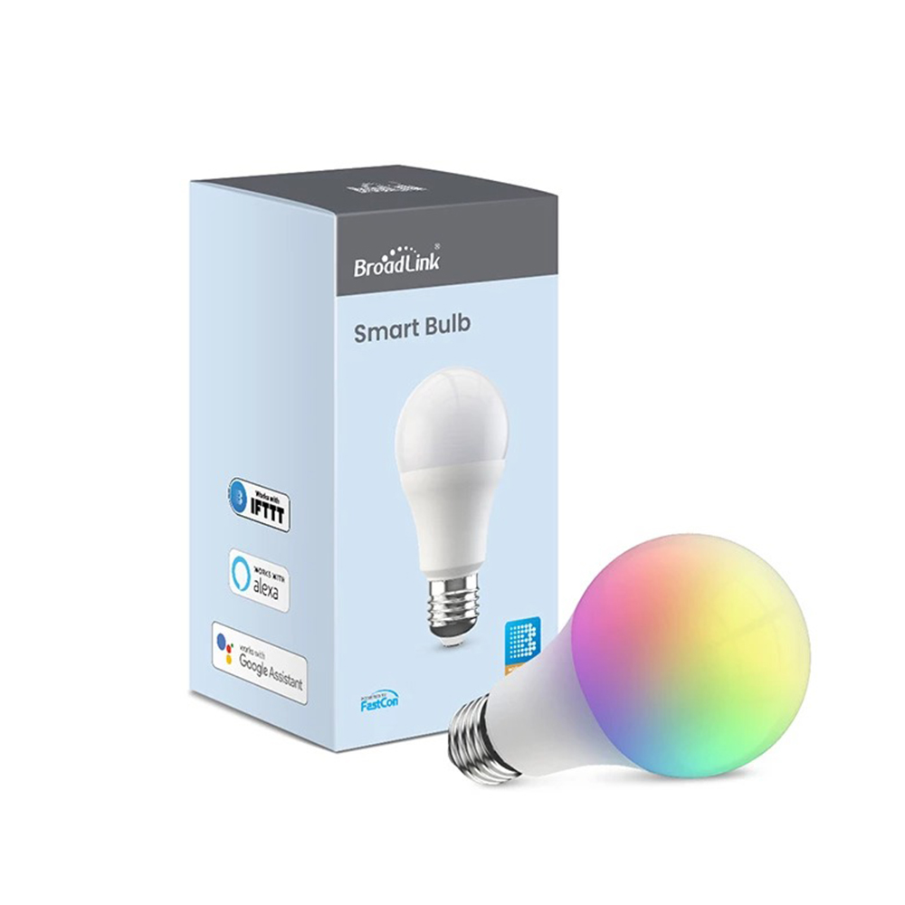 Bec Smart RGB WiFi BroadLink LB27 R1, E27, 10W, 800 Lm, 16 Milioane Culori