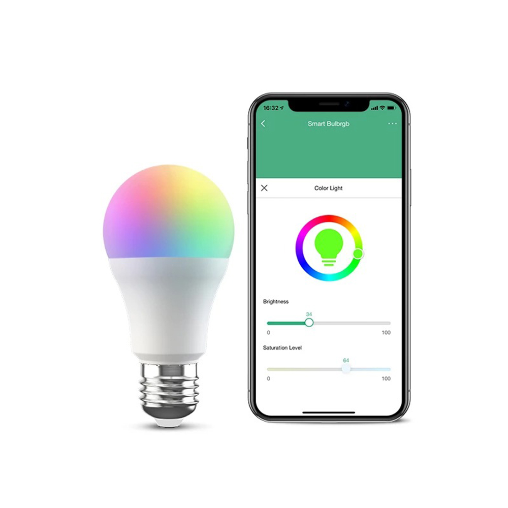 Bec Smart RGB WiFi BroadLink LB27 R1, E27, 10W, 800 Lm, 16 Milioane Culori