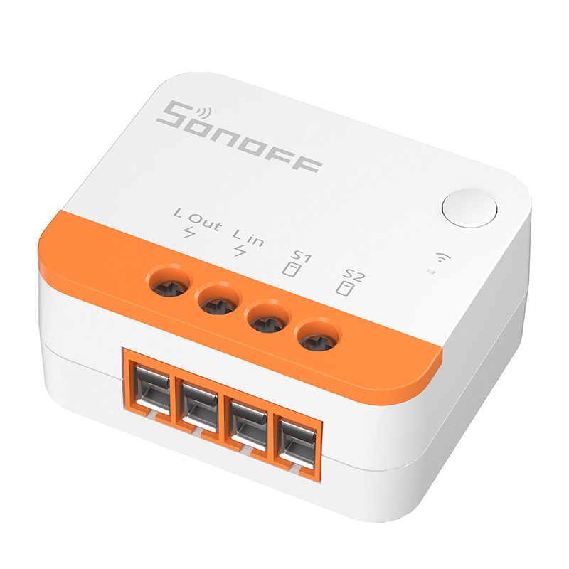 Releu Smart ZigBee Sonoff ZBMINI L2 Extreme, Fără Nul, 6A, Montare în Doză