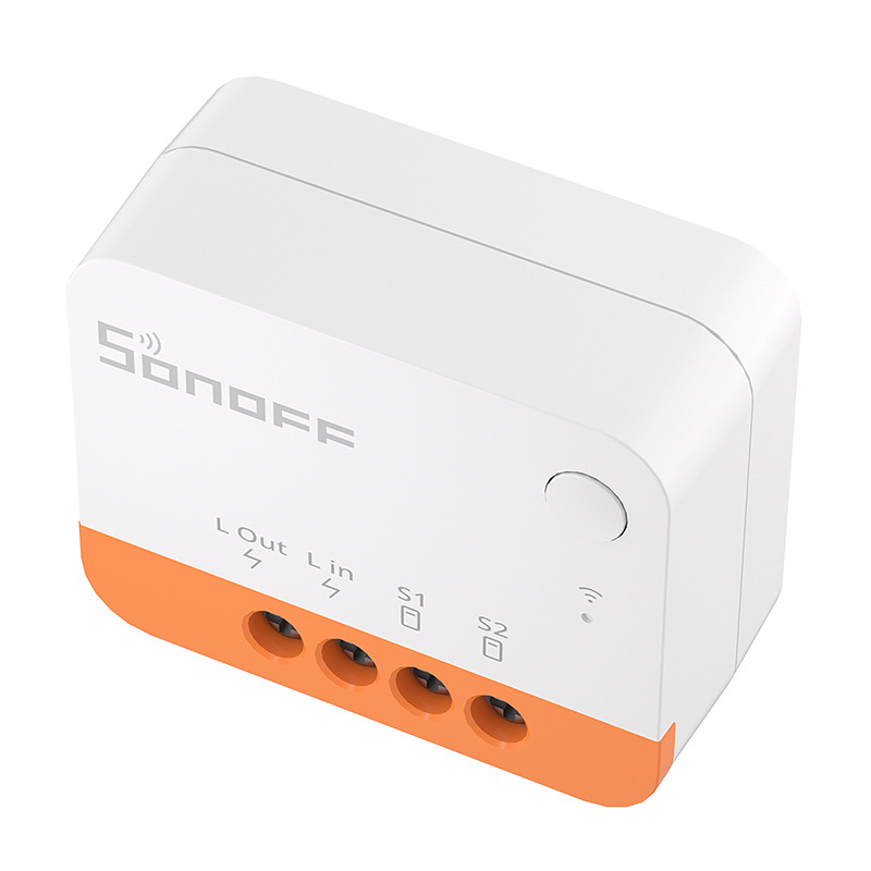 Releu Smart ZigBee Sonoff ZBMINI L2 Extreme, Fără Nul, 6A, Montare în Doză