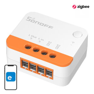 Releu Smart ZigBee Sonoff ZBMINI L2 Extreme, Fără Nul, 6A, Montare în Doză