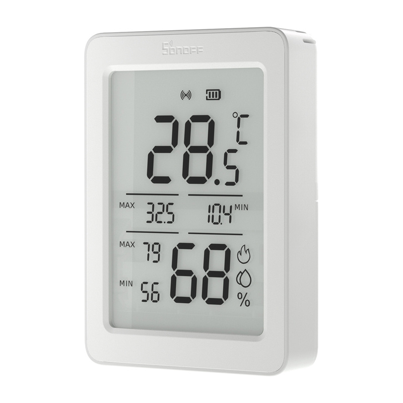 Senzor de temperatură și umiditate Sonoff AirGuard TH SNZB-02DR2 ZigBee LCD