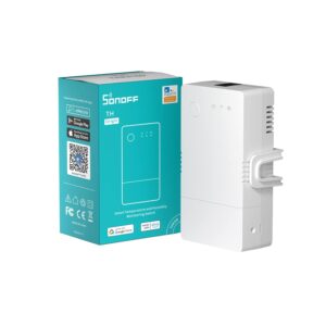 Releu WiFi cu Funcție Temperatură și Umiditate Sonoff THR320 TH Origin, 20A