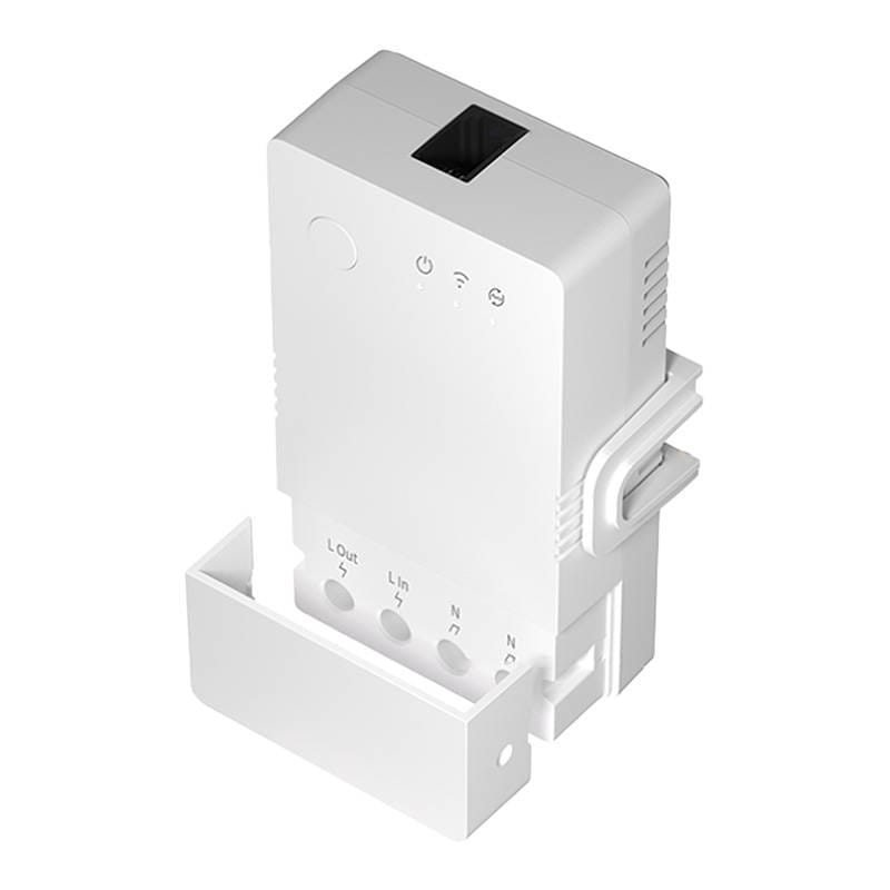 Releu WiFi cu Funcție Temperatură și Umiditate Sonoff THR320 TH Origin, 20A